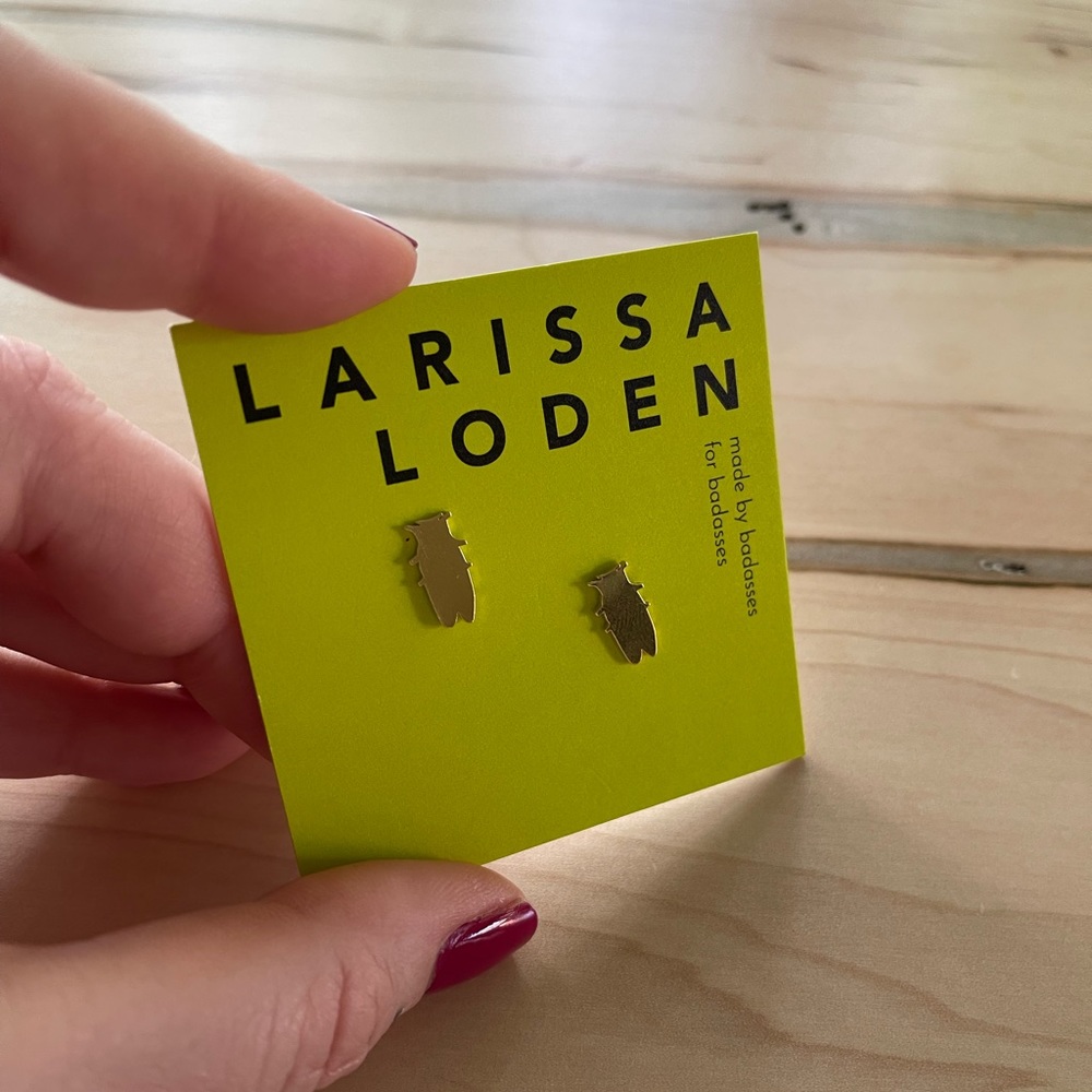 Larissa Loden LITTLE CICADA STUD EARRINGS